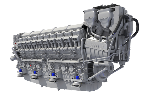Дизельные двигатели производства MTU, применяется для установки на ДЭС